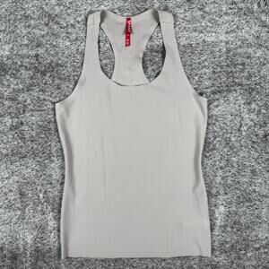 Spanx Light Control Perforated Racerback Women's Small Tan